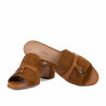 Damen Sandalen 1367 Kamel Velours