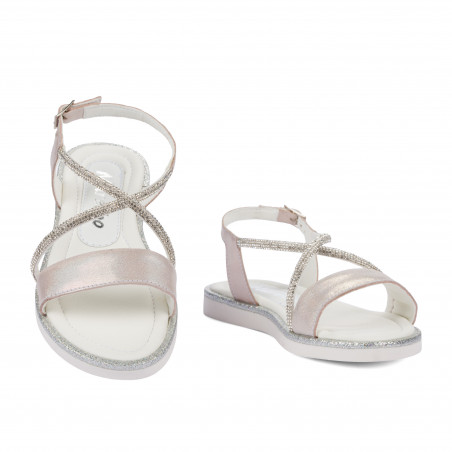 Kindersandalen 541 weiß kombiniert