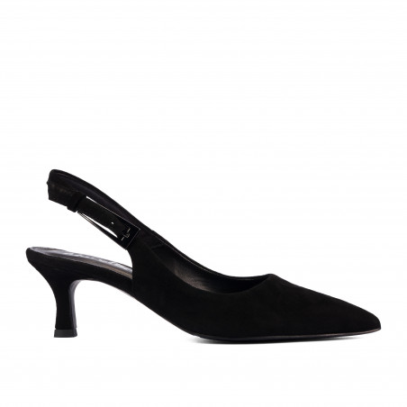Damensandalen 1338 schwarz Velours