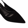 Damensandalen 1338 schwarz Velours
