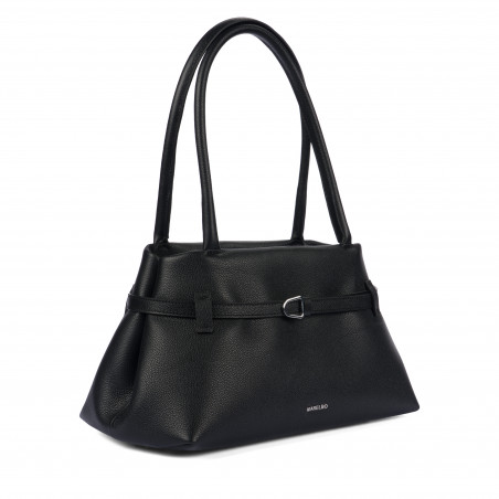 Damenschultertasche 053g 01 schwarz