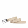 Damen Gürtel 27cm Beige Safiano