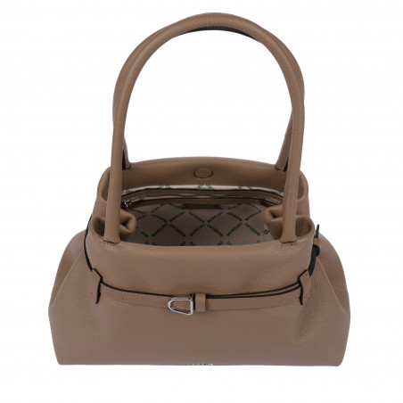 Damentasche Schultertasche 053g 01 Cappuccino