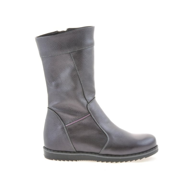 Kinderschuhe 3212 violett Perlmutt
