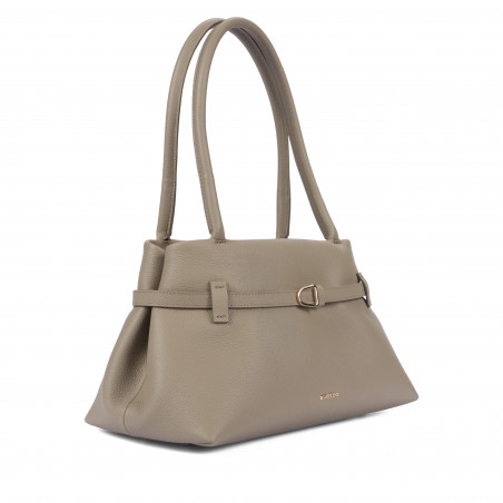 Schultertasche Damen 053g Latte