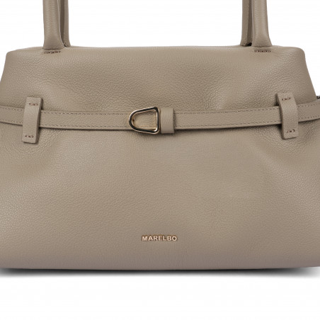 Schultertasche Damen 053g Latte