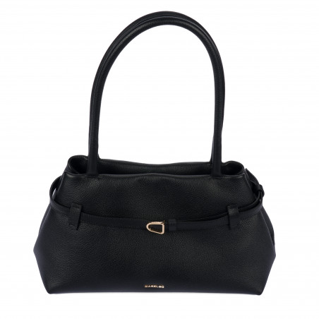 Damenhandtasche zum Umhängen 053g schwarz