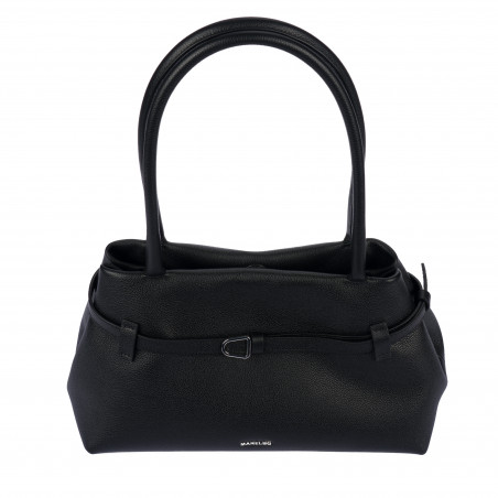 Damenschultertasche 053g 01 schwarz