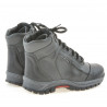 Kinderstiefel 3219 schwarz+grau