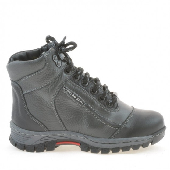 Kinderstiefel 3219 schwarz+grau Kinderstiefel 3219 schwarz+grau