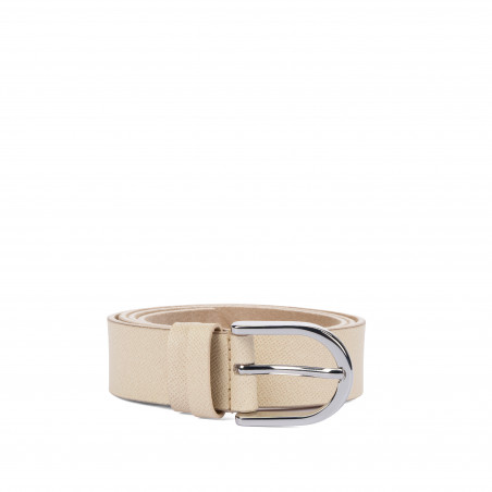 Damen Gürtel 43-1m beige Safiano