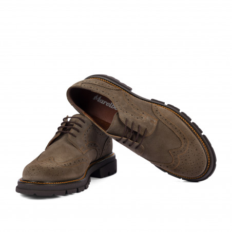 Casual Herrenschuhe 989 Sand Velours