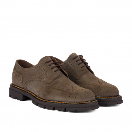 Casual Herrenschuhe 989 Sand Velours
