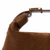 Damentasche Hand 037g Wildleder Braun