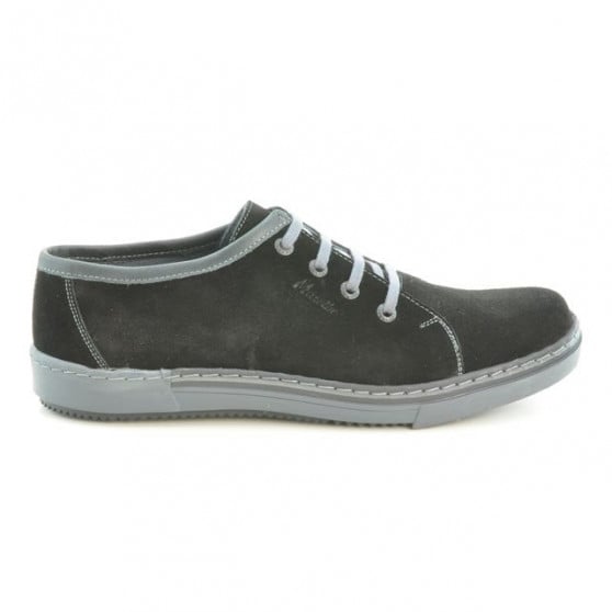 Casual/Sport Herrenschuhe 722 Schwarz Velours+Grau Casual/Sport Herrenschuhe 722 Schwarz Velours+Grau
