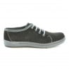 Casual/Sport Herrenschuhe 722 Schwarz Velours+Grau