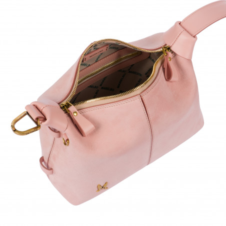 Damentasche 037-1g Wildleder Baby Pink