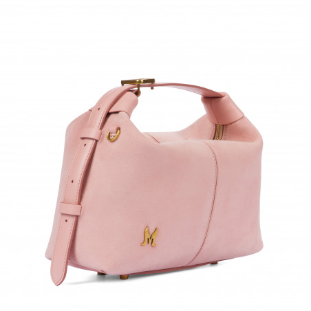Damentasche 037-1g Wildleder Baby Pink
