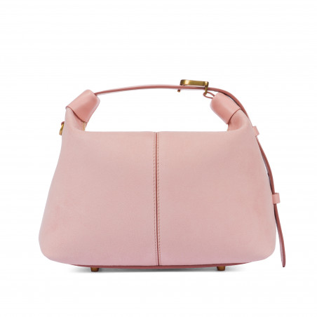 Handtasche Damen 037g Camoscio Baby Rosa