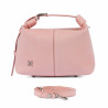 Damentasche Handtasche 037-1g 01 Veloursleder Baby Pink