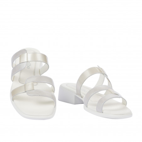 Damensandalen 5130 Perlmuttweiß