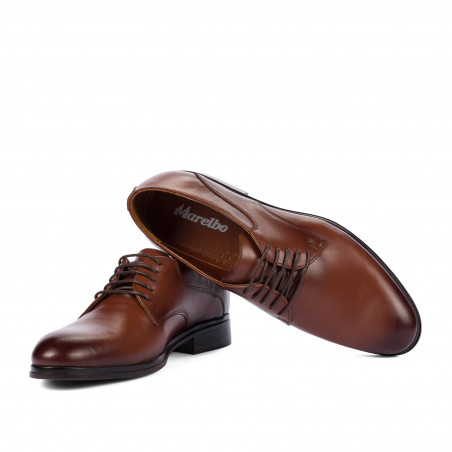 Elegante Herrenschuhe 933 in Cognac
