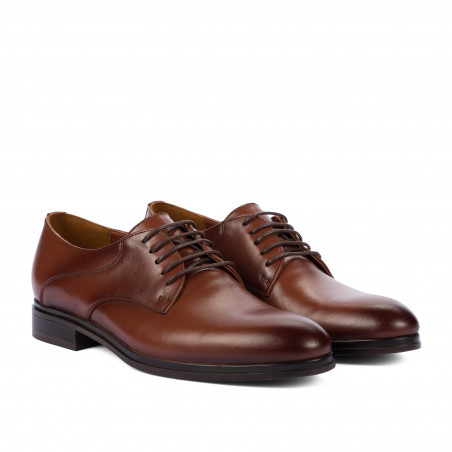 Elegante Herrenschuhe 933 in Cognac