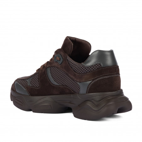 Damensportschuhe 6102 Schokolade kombiniert