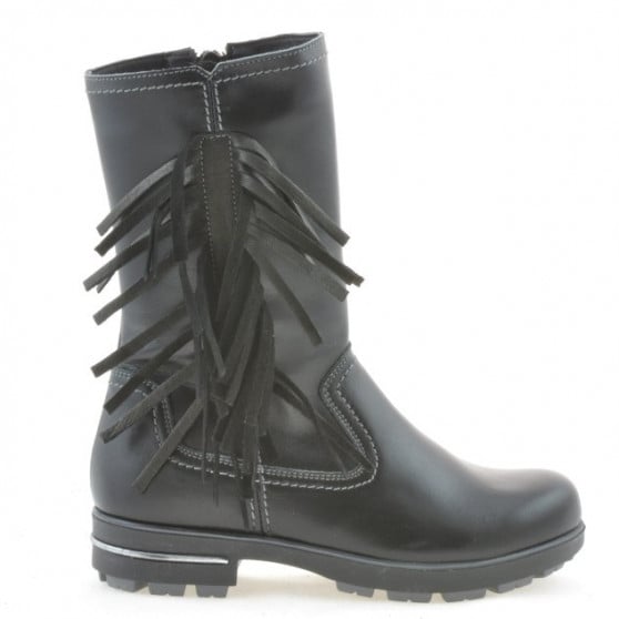 Kinderstiefel 3208 schwarz Kinderstiefel 3208 schwarz