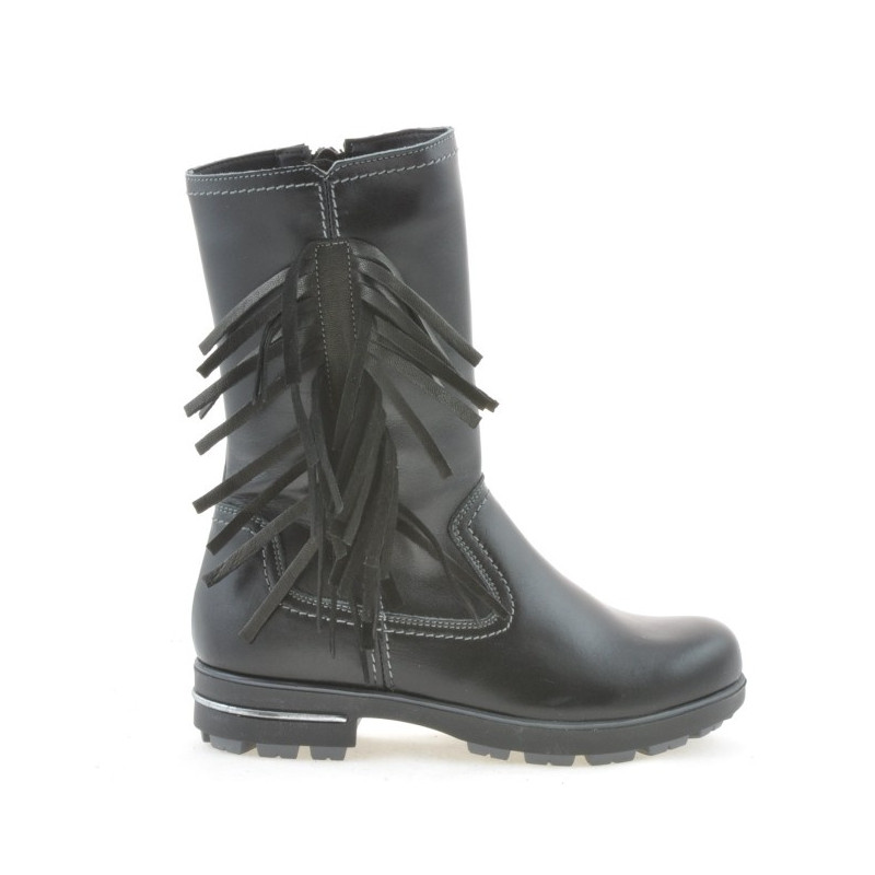 Kinderstiefel 3208 schwarz