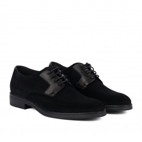 Herren Freizeitschuhe 9006 schwarz Velours