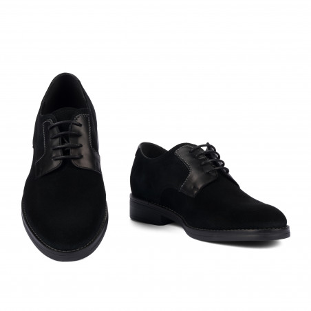 Herren Freizeitschuhe 9006 schwarz Velours