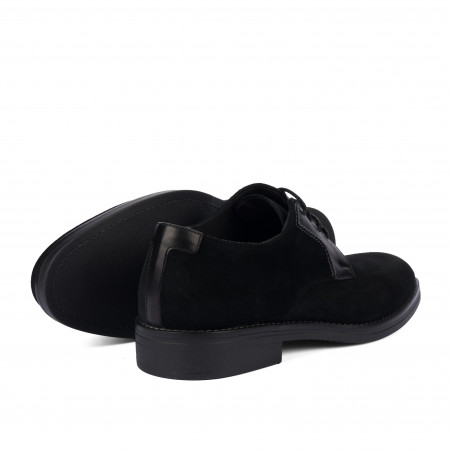 Herren Freizeitschuhe 9006 schwarz Velours