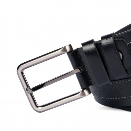 Herrengürtel 18b schwarz+biz schwarz