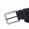 Herren Gürtel 18b schwarz+Kroko schwarz