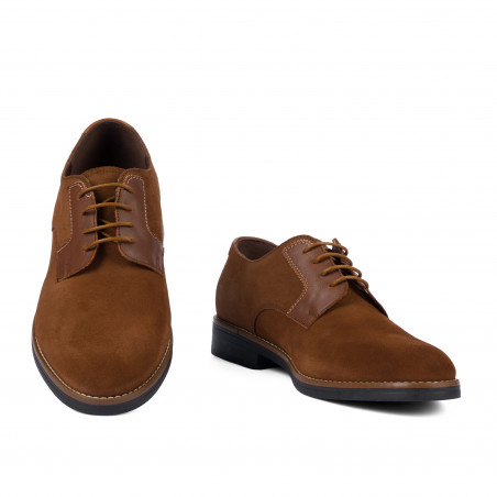 Herren Freizeitschuhe 9006 camel Veloursleder