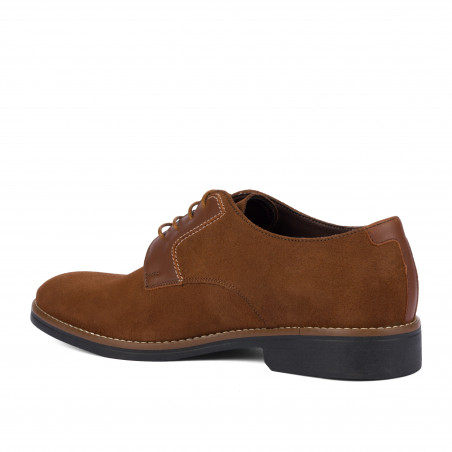 Herren Freizeitschuhe 9006 camel Veloursleder