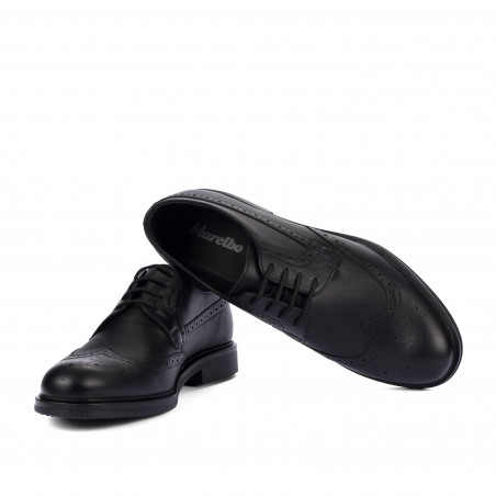 Elegante Herrenschuhe 939-1 schwarz