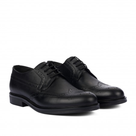 Elegante Herrenschuhe 939-1 schwarz