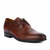 Elegante Herrenschuhe 822-1 in Cognac