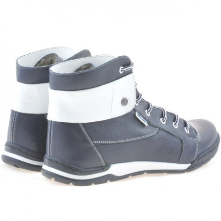 Herrenschuhe 421 indigo+weiß