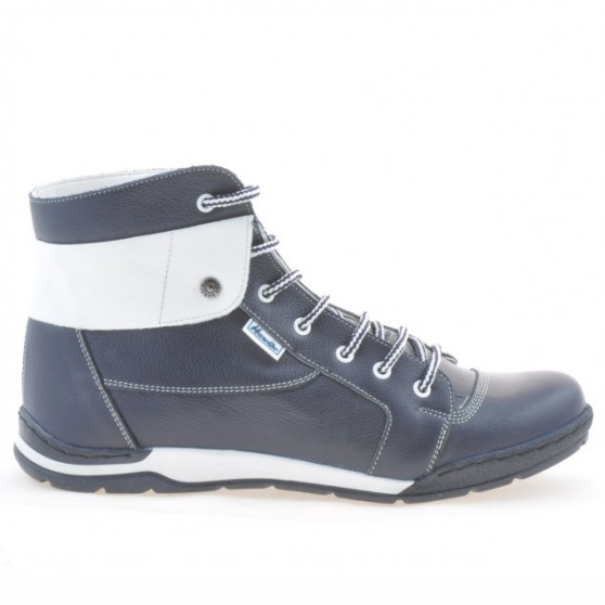 Herrenschuhe 421 indigo+weiß