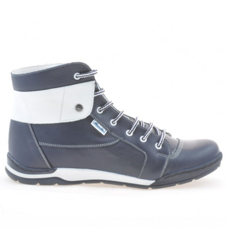 Herrenschuhe 421 indigo+weiß