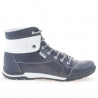 Herrenschuhe 421 indigo+weiß