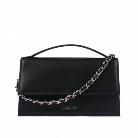 Schultertasche für Damen 057g 01 schwarz