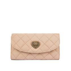Damenschultertasche 048g Nubukleder Nude