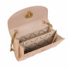 Damenschultertasche 048g Nubukleder Nude