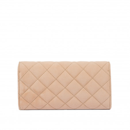 Damenschultertasche 048g Nubukleder Nude