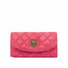 Damentasche Schultertasche 048g Veloursleder Barbie Rosa