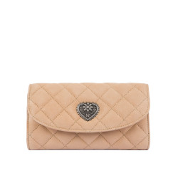 Damentasche zum Umhängen 048g 01 Wildleder Nude